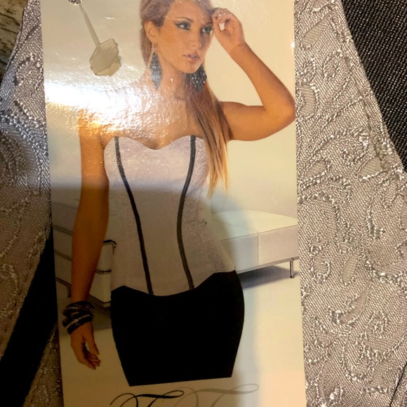 Womens grey corset - Picture 1 of 5